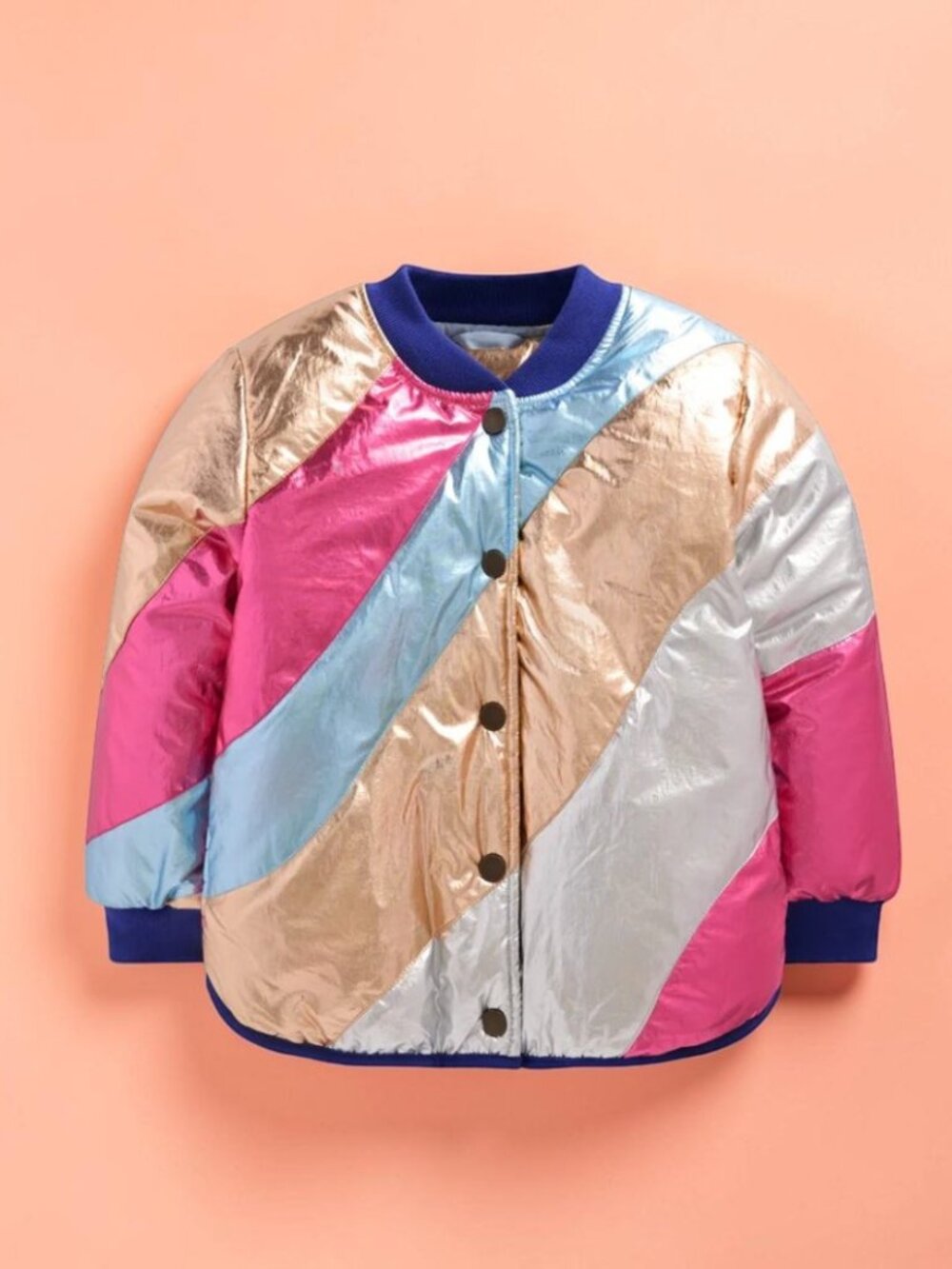NWOT Mini Boden Fun Bomber Jacket